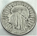 5 zł złotych 1933 Głowa kobiety, Polonia, babka