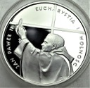 10 zł złotych 1997 Jan Paweł II Eucharystia PIĘKNA