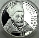 10 zł złotych 1997 Stefan Batory POPIERSIE PIĘKNA