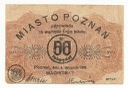 1919 50 fenygów fenigów Poznań