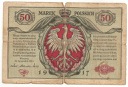 1917 50 Pięćdziesiąt Marek Polskich seria A
