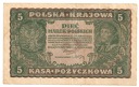 1919 5 Pięć Marek Polskich II Serja AL stan 3-