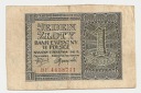 1941 1 zł Jeden Złoty, seria BF