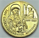 2 zł, złote 1999 Jan Łaski Reformator Kościoła
