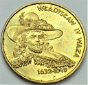 2 zł, złote 1999 Władysław IV Waza