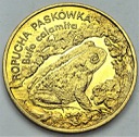 2 zł, złote 1998 Ropucha Paskówka
