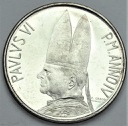 Watykan 1966 500 lirów Paweł VI SREBRO
