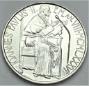 Watykan 1986 1000 lirów Jan Paweł II SREBRO