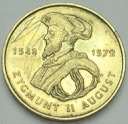 2 zł, złote 1996 Zygmunt II August