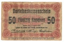 Rosja Okupacja 50 Kopiejek 1916