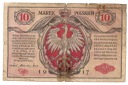 1917 10 Dziesięć Marek Polskich ser.A Generał