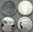 2004 4 x 10 zł ASP Ateny Powstanie Warszawskie
