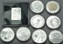 2006 LOT 9x 10 zł Turyn Niemcy Łaski Głowa Kobiety