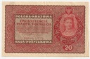1919 20 Dwadzieścia Marek Polskich II Serja DX