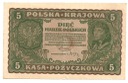 1919 5 Pięć Marek Polskich II Serja CQ