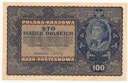 1919 100 Sto Marek Polskich ID Serja J