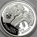 10 zł złotych 1996 Zygmunt II August POPIERSIE