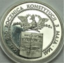 200000 zł złotych 1991 Konstytucja 3 Maja