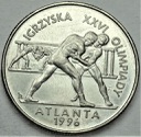 2 zł, złote 1995, Atlanta Zapasy