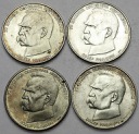 LOT 4 x 50000 zł 1988 Piłsudski INWESTYCJA SREBRO