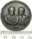 Medal 1849 Lajos Kossuth i Józef Bem Węgry RZADKI