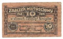 1920 10 fenigów Bydgoszcz