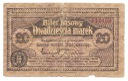1920 20 Marek Bilet kasowy Bydgoszcz