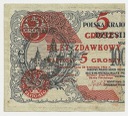 1924 5 pięć groszy, lewa połowa, RZADKI