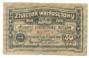 1920 50 fenigów Bydgoszcz