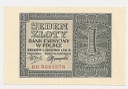 1941 1 zł Jeden Złoty, seria BB