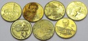 LOT 7 x 2 zł 1999 Chopin Słowacki Wilk Nagano NATO