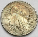 10 zł złotych 1932 Głowa kobiety, babka, Polonia