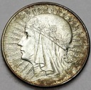5 zł złotych 1934 Głowa kobiety, Polonia, babka
