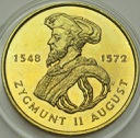 2 zł, złote 1996 Zygmunt II August ŁADNY