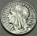10 zł złotych 1932 Głowa kobiety, babka, Polonia