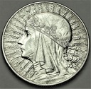 5 zł złotych 1932 Głowa kobiety, Polonia, babka