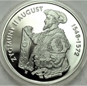 10 zł złotych 1996 Zygmunt II August PÓŁPOSTAĆ
