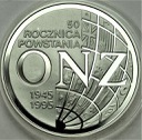 20zł złotych 1995 ONZ 50 rocznica powstania PIĘKNA