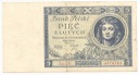 1930 5 zł Pięć złotych Ser. CB