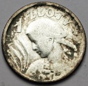 1 zł złoty 1924 Kobieta i kłosy, żniwiarka, róg