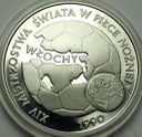 20000 zł złotych 1989 Włochy Świat Globus