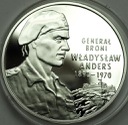 10 zł złotych 2002 Generał Władysław Anders