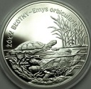 20 zł złotych 2002 Żółw Błotny