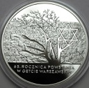 20 zł złotych 2008 Powstanie Getto Warszawskie