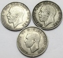 LOT 3x 1/2 Korony Wielka Brytania INWESTUJ SREBRO