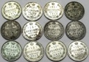 LOT 12 x 15 Kopiejek Rosja INWESTYCJA SREBRO