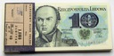 Paczka 100 x 10 zł złotych 1982 Bem seria L