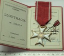 Order Odrodzenia Polski + Miniaturka + Legitymacja