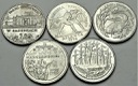 LOT 5 x 2 zł 1995 Katyń Atlanta Łazienki Sum Bitwa