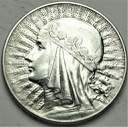 10 zł złotych 1932 Głowa kobiety, babka, Polonia